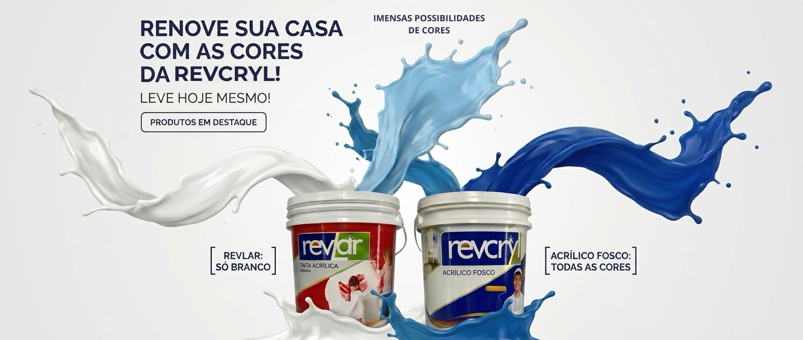 Banner Revcryl - Tintas e Texturas